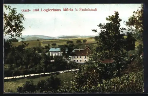 AK Mörla b. Rudolstadt, Gast- und Logierhaus
