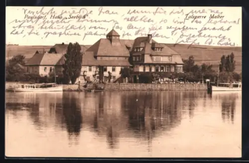 AK Paulsdorf, Haus Seeblick, Talsperre Malter