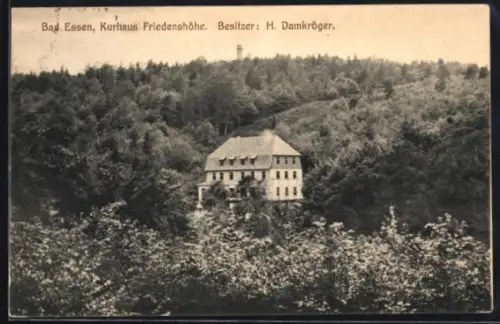 AK Bad Essen, Kurhaus Friedenshöhe, Inh. H. Damkröger