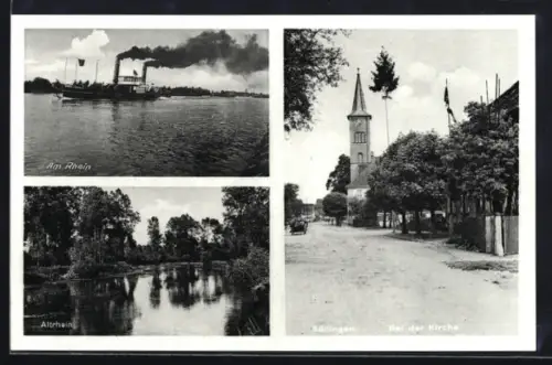AK Söllingen, Bei der Kirche, Altrhein
