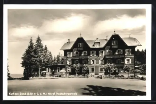 AK Sand /Nördl. Hochschwarzwald, Kurhaus Sand
