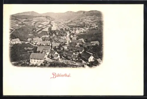 AK Bühlerthal, Kurhotel Schindelpeter, Ortsansicht