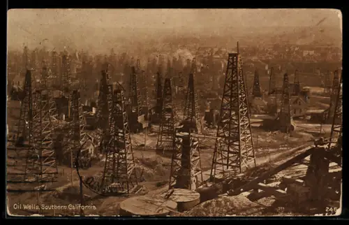 AK Southern California, CA, Oil Wells, Erdölfeld