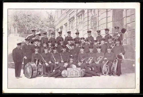 AK Salzburg, GBundesbahn-Musikkapelle, Gruppenbild