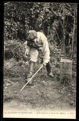 AK Clermont-Ferrand, Jean Serpent, le tueur de vipères, Dressur