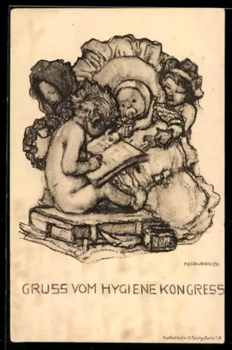 AK Hygiene Kongress, Person macht sich sitzend Notizen