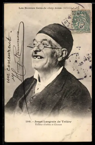 AK Joson Langrais de Trédry, Tailleur d`habits et Chantre