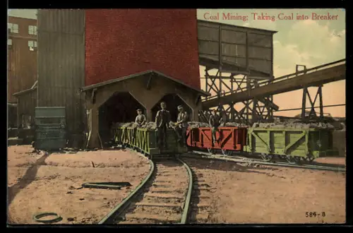 AK Coal Mining, taking Coal into Breaker