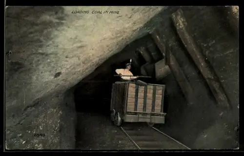 AK Loading coal in Mine
