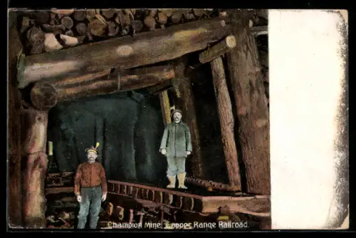 AK Champion Mine, Copper Range Railroad, Bergbau