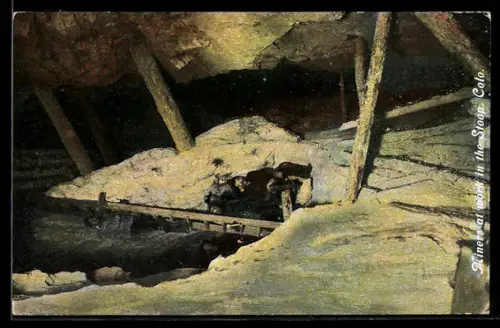 AK Colo, Miners at work in the Stoop, Bergbau