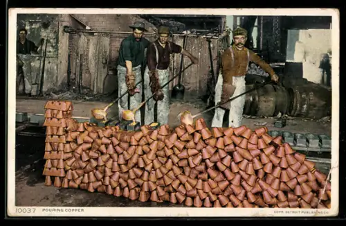 AK Pouring Copper, Arbeiter im Bergbau
