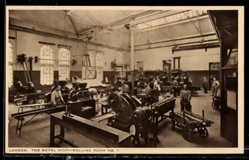 AK London, The Royal Mint, Rolling Room No. 1