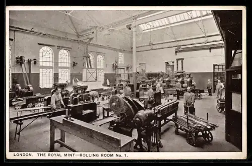AK London, The Royal Mint, Rolling Room No. 1