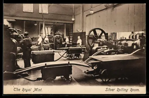 AK London, The Royal Mint, Silver Rolling Room