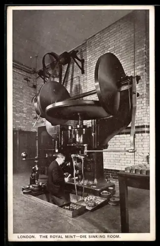 AK London, The Royal Mint, Die Sinking Room