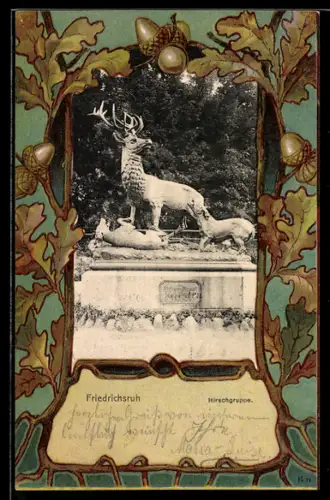 AK Friedrichsruh, Blick auf die Hirschgruppe