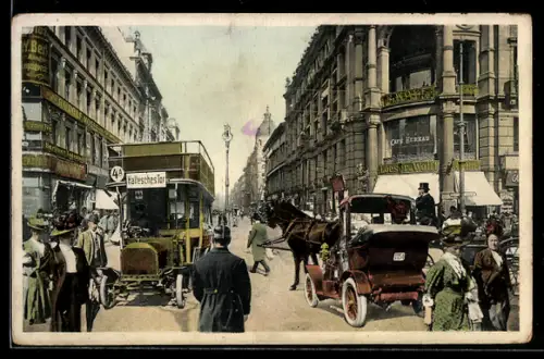 AK Berlin, Ecke Friedrich- und Leipziger Strasse