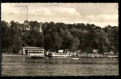 AK Berlin-Wannsee, Pavillon Stölpchensee, Kohlhasenbrücker Strasse, Inh. Alfred Krops