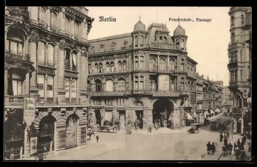 AK Berlin, Friedrichstr., Passage, Panopticum