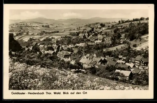 AK Goldlauter-Heidersbach /Thür. Wald, Blick auf den Ort
