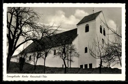 AK Hainstadt /Odw., Evangelische Kirche