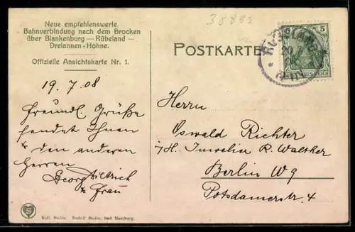 AK Blankenburg, Totalansicht