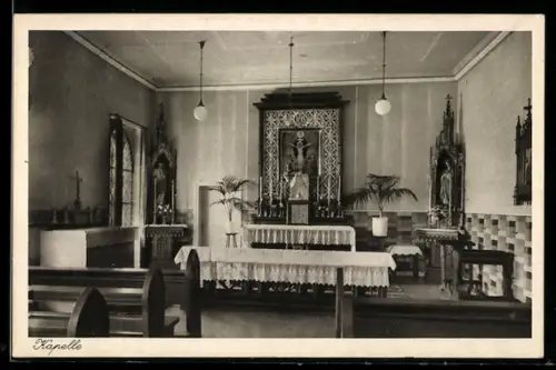 AK Bad Driburg i. W., Kapelle im Josephinum