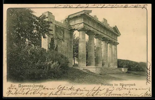 AK Braunschweig, Porticus im Bürgerpark