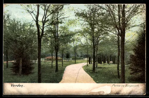 AK Verden, Partie im Bürgerpark