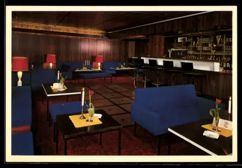 AK Cuxhaven, Donner`s Hotel, Am Seedeich 2, Bar und Lounge