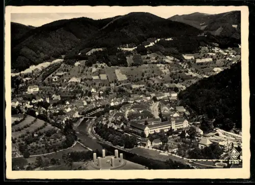 AK Wolfach im Kinzigtal, Gesamtansicht, Schwarzwald