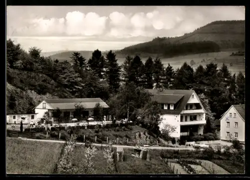 AK Eibelshausen /Dillkreis, Erholungsheim Kunz-Jakobi, Landschaftsansicht