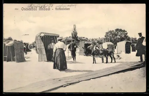 AK Ahlbeck, Strandleben