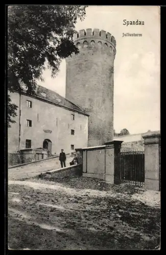 AK Berlin-Spandau, Partie am Juliusturm