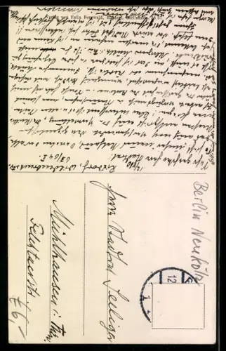 AK Rixdorf, Rathaus mit Strassenpartie