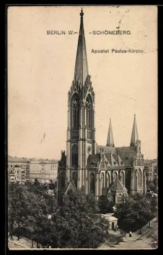AK Berlin-Schöneberg, Apostel Paulus-Kirche