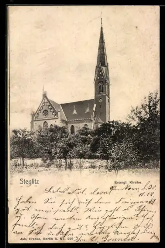 AK Berlin-Steglitz, Evangelische Kirche