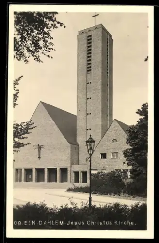 AK Berlin-Dahlem, Jesus Christus-Kirche