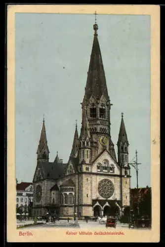 AK Berlin-Charlottenburg, Kaiser Wilhelm-Gedächtniskirche