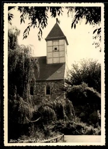 AK Berlin-Tempelhof, Dorfkirche