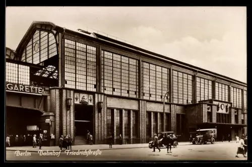 AK Berlin, Bahnhof Friedrichstrasse