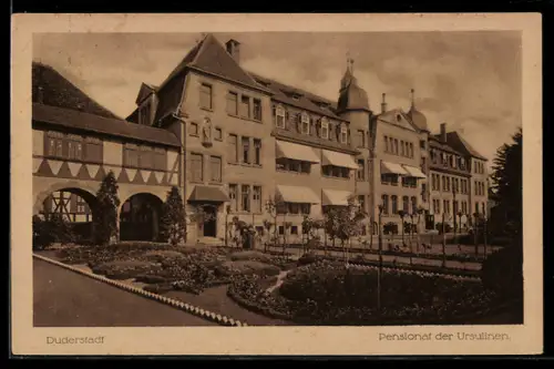 AK Duderstadt, Pensionat der Ursulinen mit Anlagen