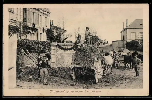 AK Strassenreinigung in der Champagne