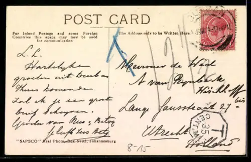 AK Rikscha-Fahrer auf einer Strasse