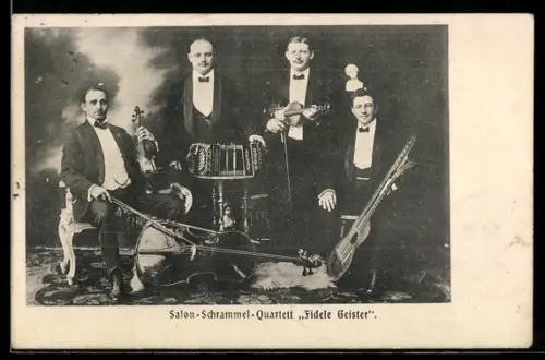 AK Salon-Schrammel-Quartett Fidele Geister, Musiker