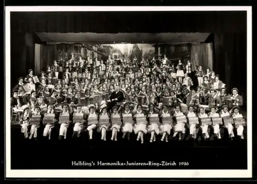 AK Zürich, Helblings Harmonika-Junioren-Ring 1936, Musiker