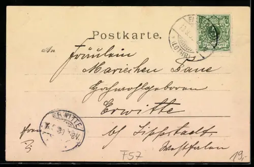 AK Falkenberg /Lothr., Rue de Nancy