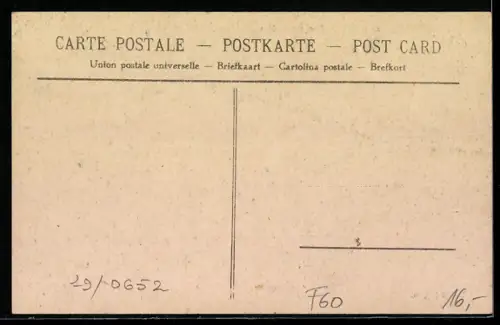 AK Fresnoy-la-Rivière /oise, Rue de Chène