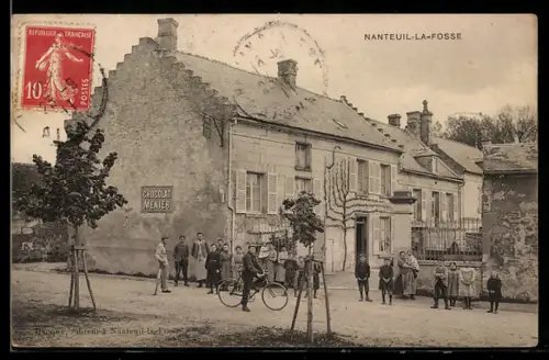 AK Nanteuil-la-Fosse, Une rue